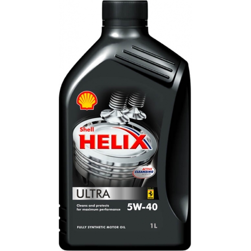 Масло Shell Helix Ultra 5w40  Масло моторное 1л