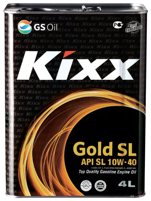 Масло KIXX G (Gold SL) 10w40 4л п/с Корея