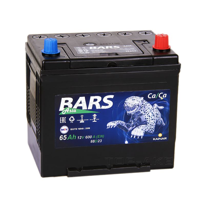 Аккумулятор Bars Asia 6СТ-65 о/п